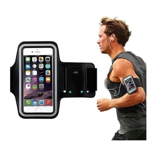Capa De Braço Suporte De Celular Braçadeira Corrida Treino