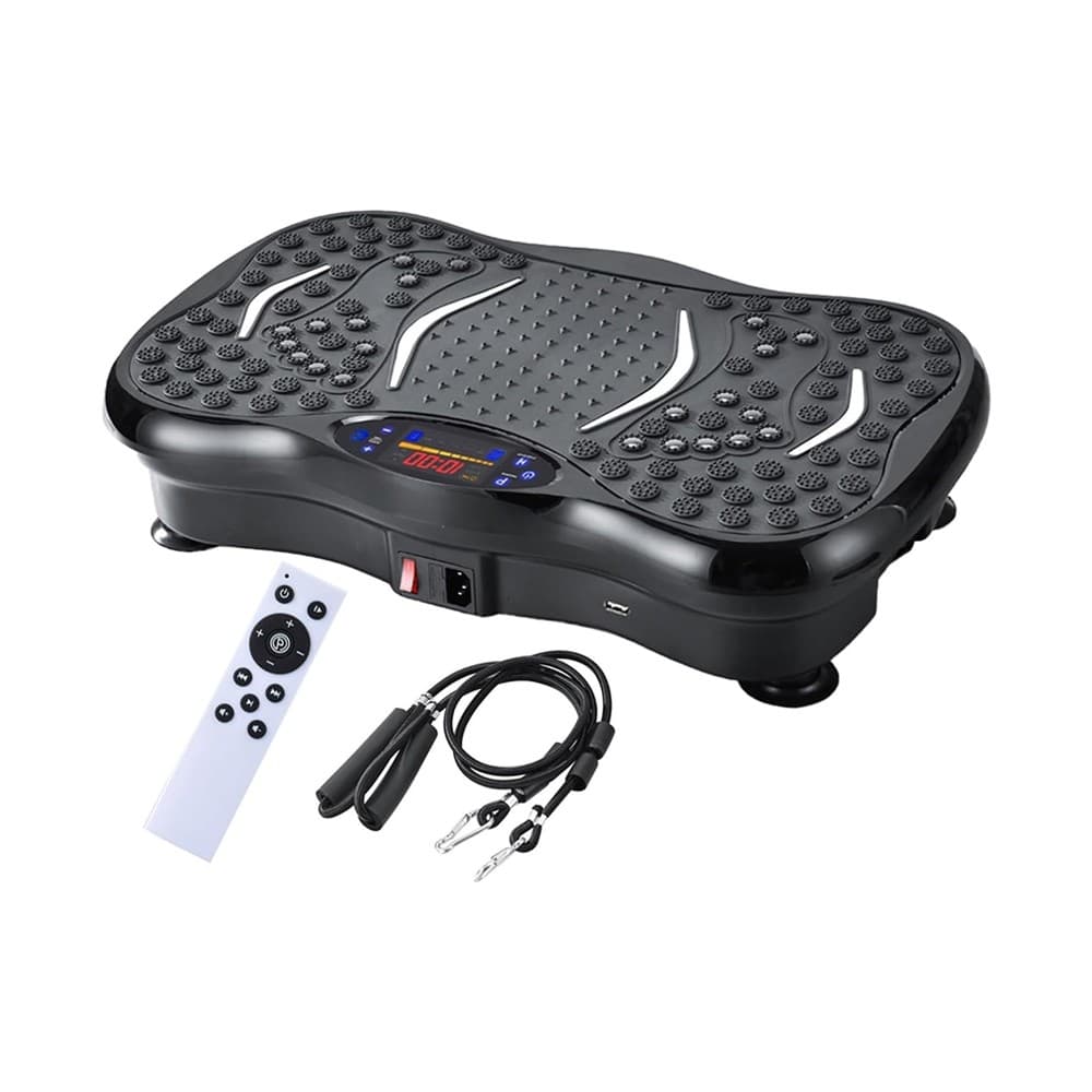 Plataforma Vibratória Com Faixas D Emagrecimento E Bluetooth