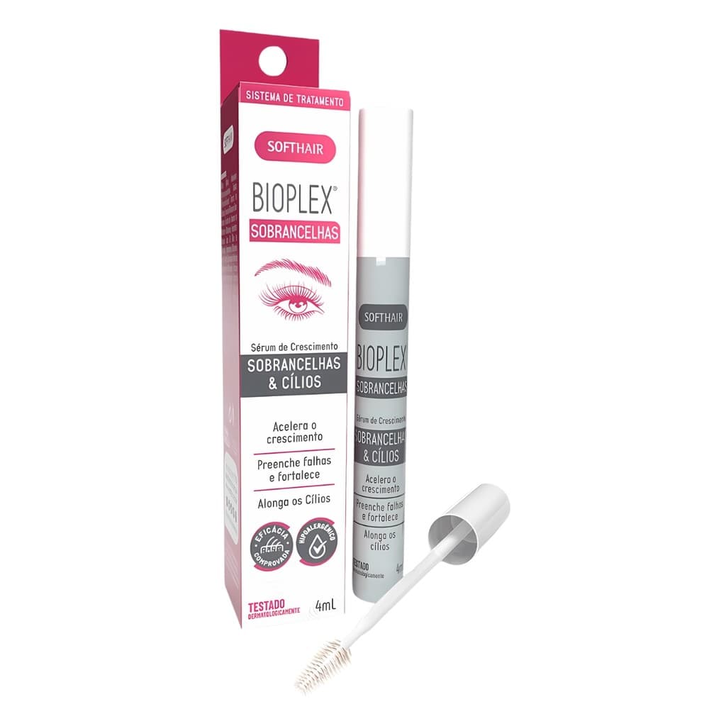 Serum Crescimento De Sobrancelhas E Cilios Hipoalergenico Bioplex Soft Hair