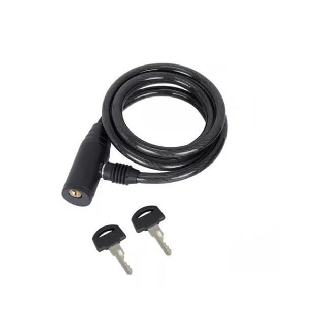 Cadeado Para Bicicleta e Moto Com Cabo De Aço 64 Cm