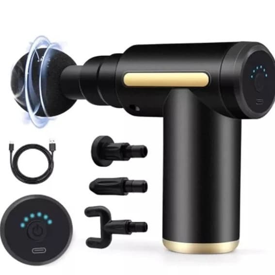 Massageador Elétrico Profissional – Portátil com Alta Frequência para Músculos