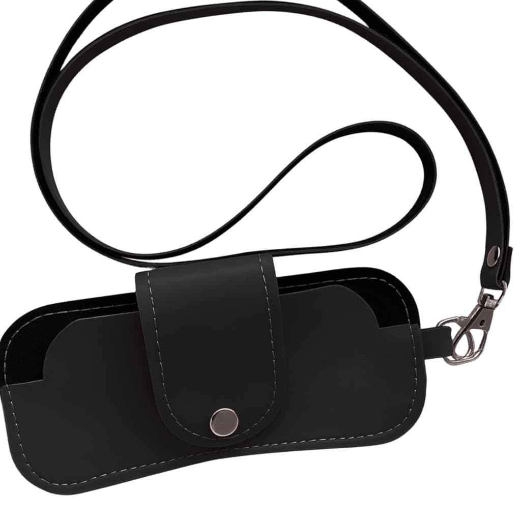 Case para Óculos com Alça Básico Preto