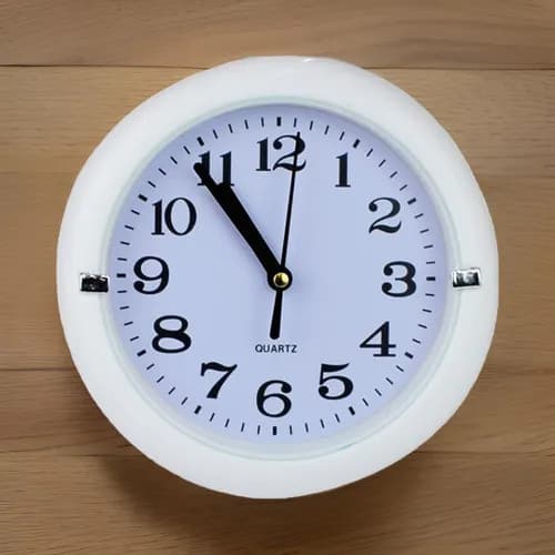 Relógio Analógico Redondo Para Parede 18cm Pequeno Silencioso Múltiplas Cores