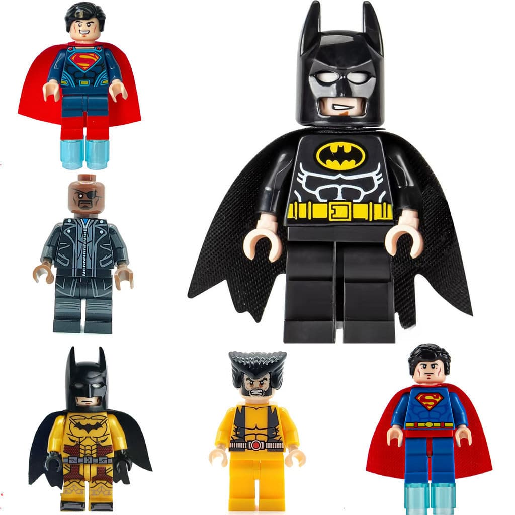 Blocos de construção de bonecas de ação educacional para crianças aprendendo brinquedos