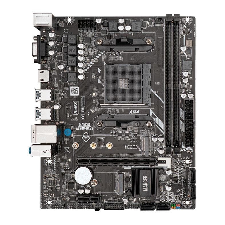 Placa Mae Mancer A320M-DXV2, DDR4, Socket AMD AM4, M-ATX, Chipset AMD A320, MCR-A320M-DXV2