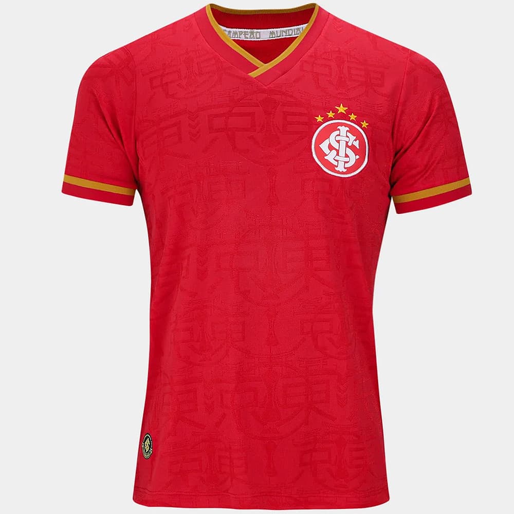 Camisa Internacional Yokohama 2006 Vermelha Masculina Oficial