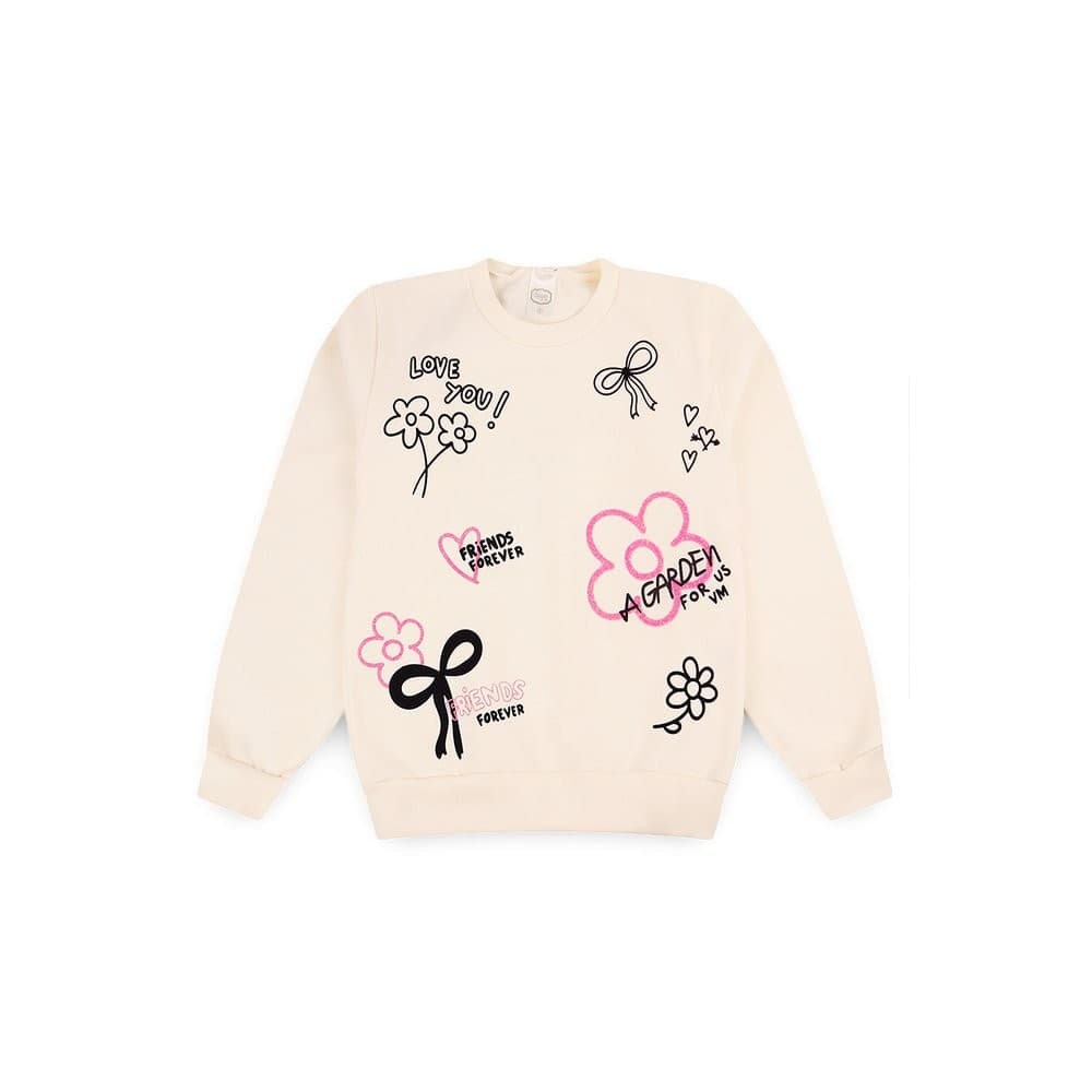 Blusa Moletom Infantil Menina Young Girl Life
