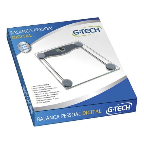 Balança Digital G-tech Glass 10 180kg Banheiro