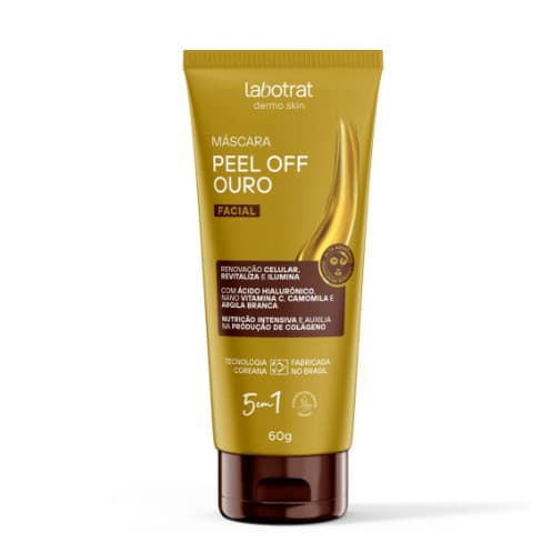 Máscara Limpeza Facial Ouro Nutrição Vitamina C Labotrat 60g