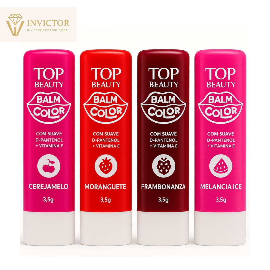 Lip Balm Color Multifuncional - Top Beauty