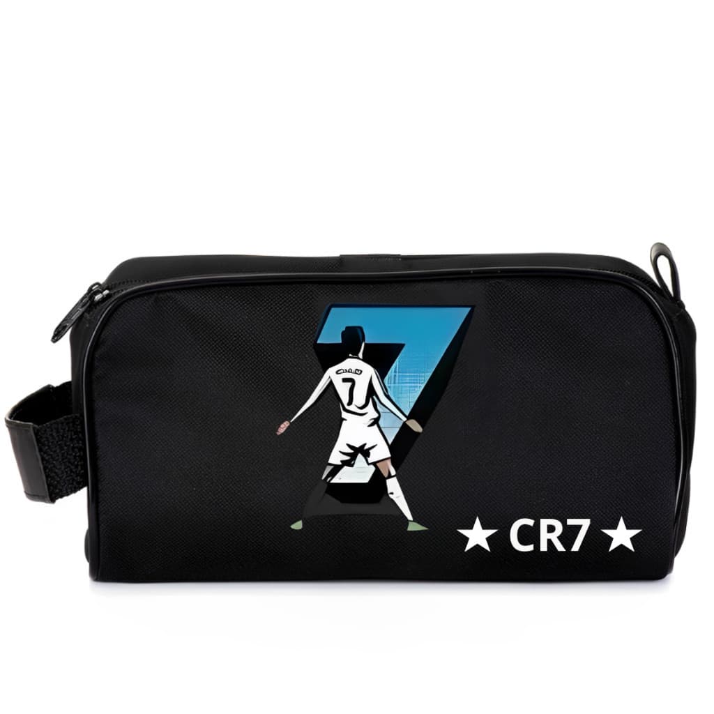 Necessaire Masculina Cr7 Cristiano Ronaldo Bolsinha Cr7 Neymar Times Futebol Infantil Estojo Grande Futebol