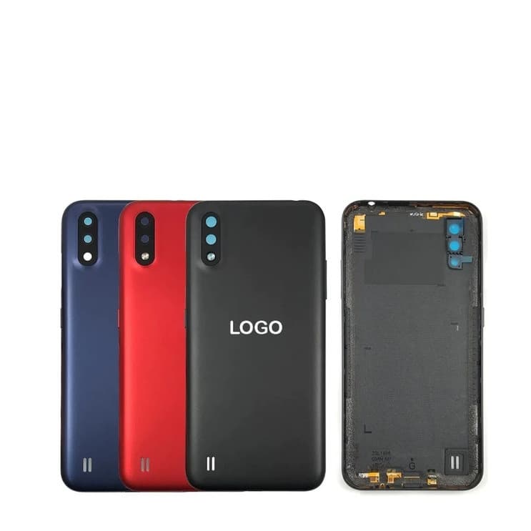 Tampa Traseira de Fundo + Lente e Botões Compatível com A01 (A015)