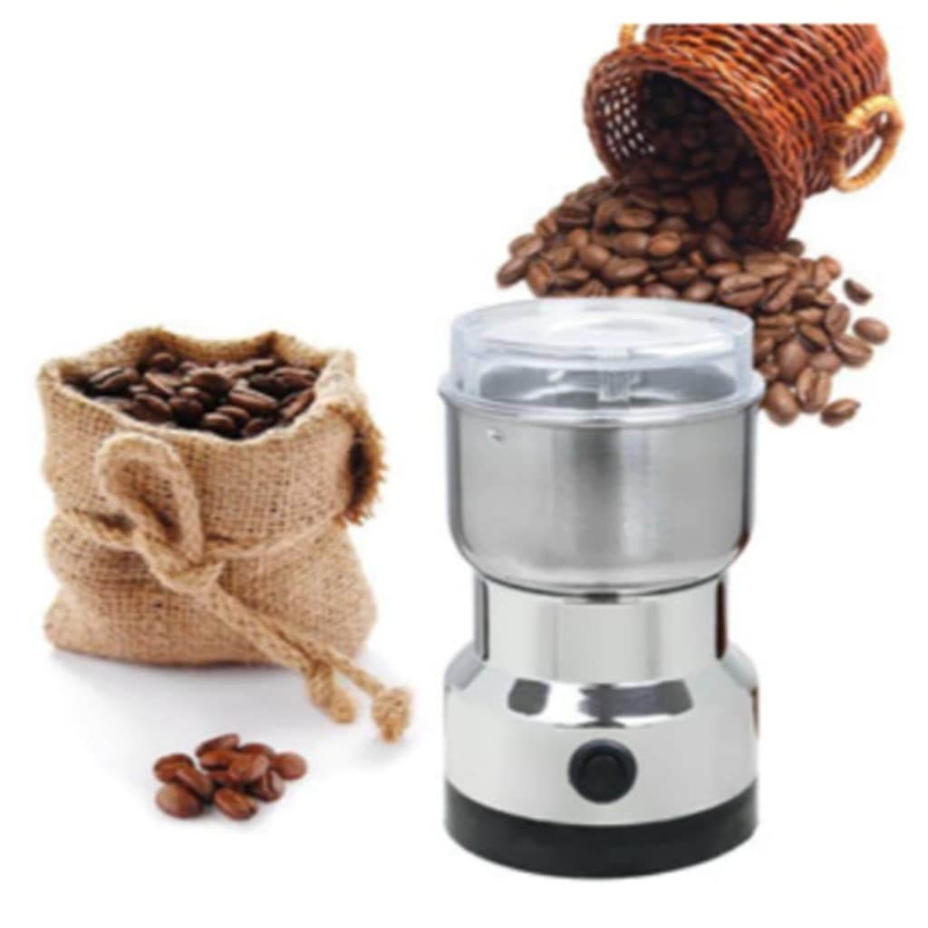 Mini Moedor e Triturador De Café Grãos Sementes Aço Inoxidável Portátil -byb