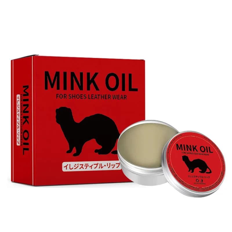 # Mink Pomada Bolsa De Couro Nutritivo Cuidados Com O Creme De Aplicação De Óleo De Vison260306