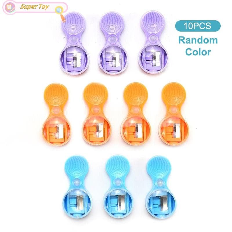 SUPERTOY 10 Pcs Bonito Bolso Estudante Apontador De Lápis 2.0 Grosso Chumbo Leva Portátil Material Escolar Quente