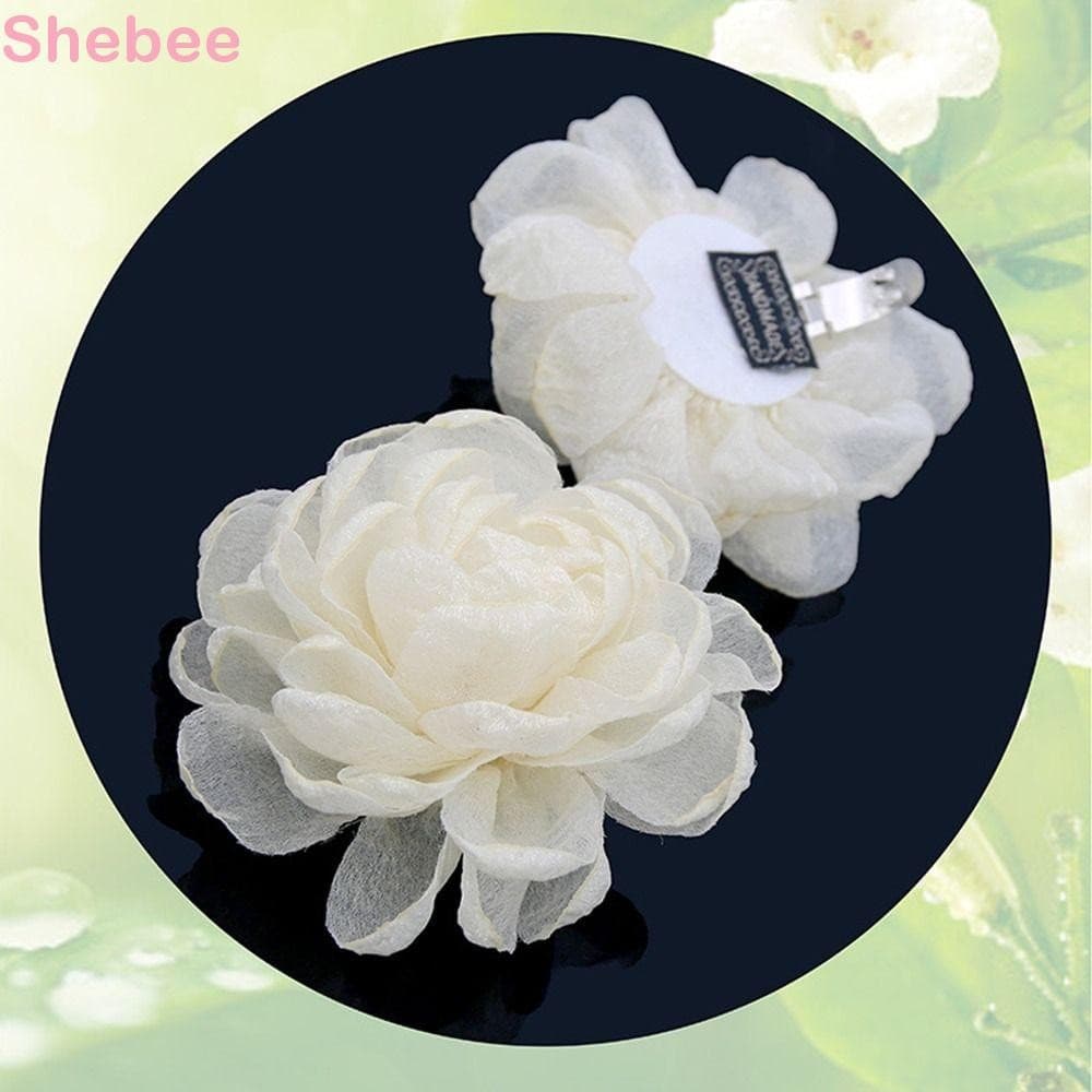 LUCKY-SHEBEE 2 Peças De Decoração De Sapato Clipe Flor Noiva Salto Alto Arco Fita Braçadeira