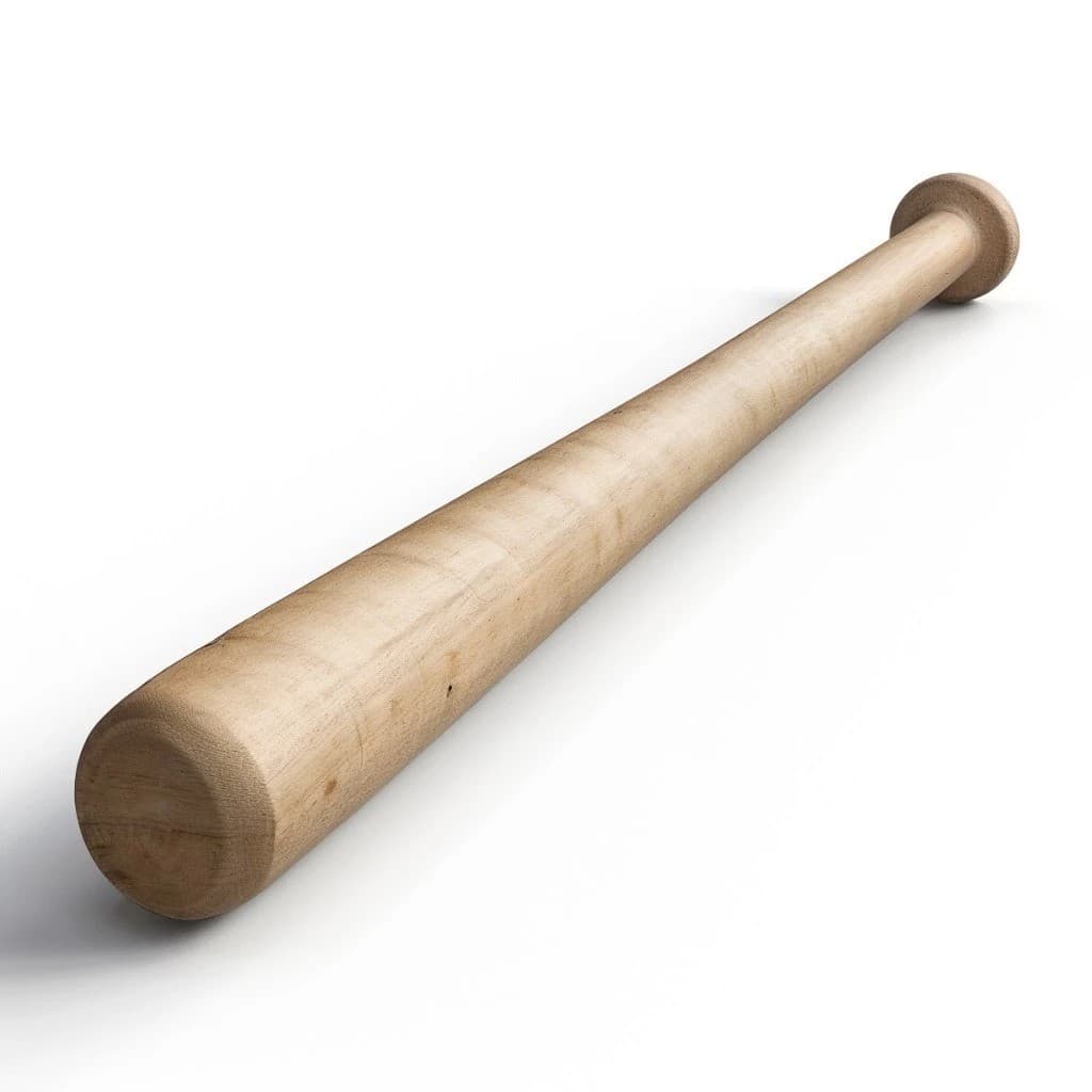 Taco Madeira Baseball Maciço Madeira Jogos Profissional Decoracao Reforçado Beisebol