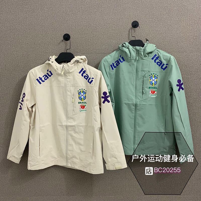 Bola De Futebol Jaqueta Quente À Prova De Vento Com Capuz Elegante