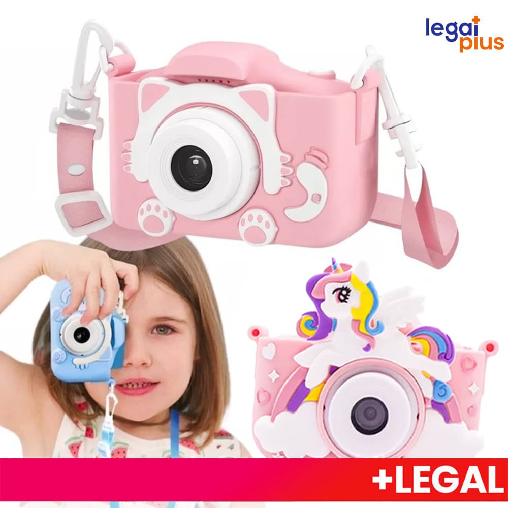 Camera Infantil Digital Filmadora Infantil  Mini Maquina Fotografica Infantil Fotografa E Filma Tira Foto De Verdade