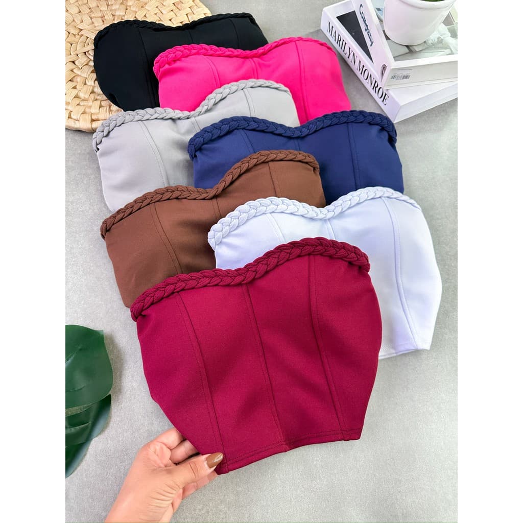 Cropped Feminino Tomara Que Caia Com Bojo