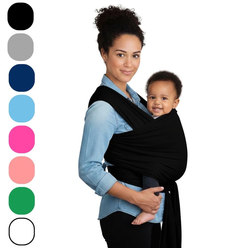 Sling Canguru Bebê Wrap -  5 metros -  De RN até 15 KG - Carregador Ergonômico