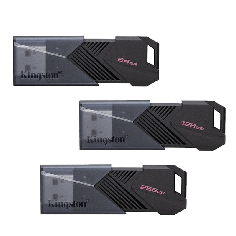 Kingston Pendrive 8G 128G 256GB 1TB 2TB DataTraveler Exodia Onyx DTXON USB 3.2 Gen1 Flash Drive Com Capa Móvel Elegante