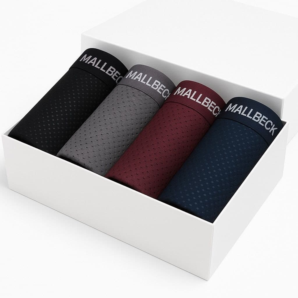 Kit 5 Cuecas Boxer Adulto DRY FIT Microfibra Premium