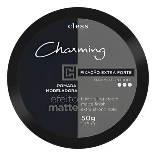 Cera tipo Pomada Modeladora Cless Charming Extra Forte Efeito Matte
