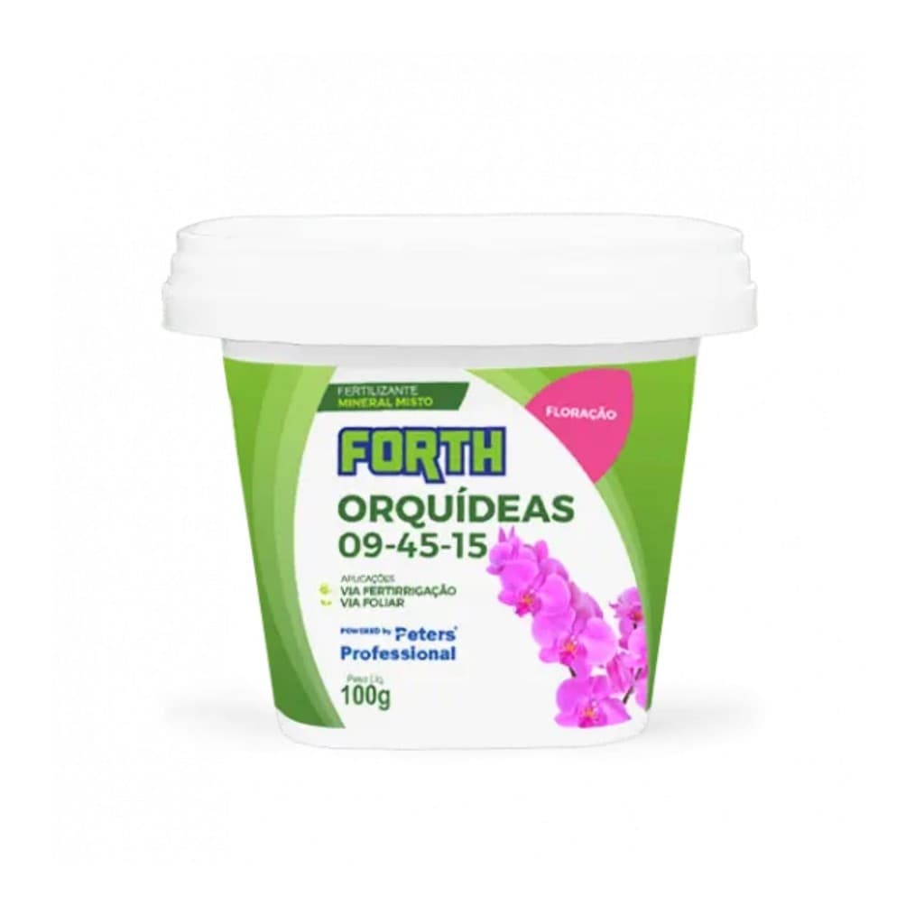 Forth Orquídeas Floração 09-45-15 Adubo Fertilizante 100g