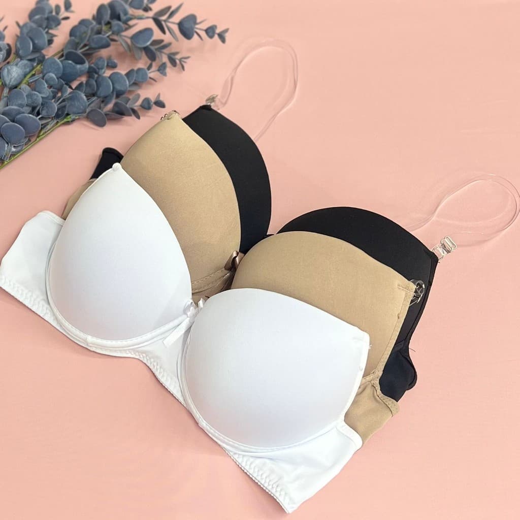 Sutiã com Bojo e Alça de Silicone Invisível – Conforto e Sustentação St036