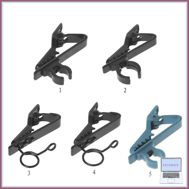 Uma Peça Clipe Gravata Microfone Lapela Tipo Anel 6mm 8 5mm Substituição Para