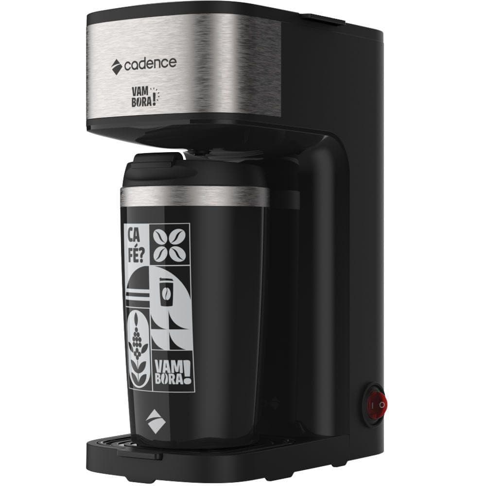 Cafeteira Elétrica Cadence Vambora Com Copo Térmico 110V