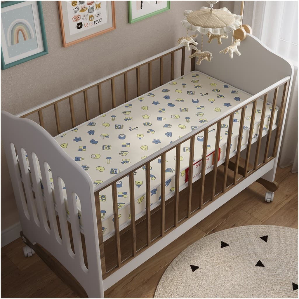 Colchão Baby Berço D18 130x60x7 One Face Impermeável Ofertamo
