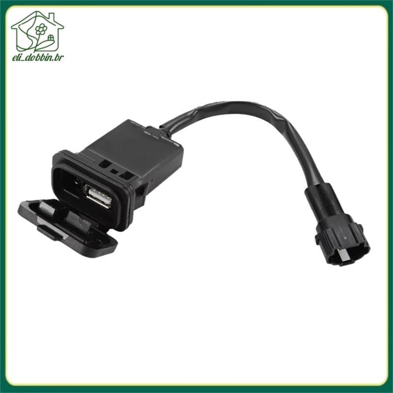 [eli_dobbin.br] Interface De Carregamento De Energia USB Para Motocicleta De 1 Peça Tomada Porta De Carga De Impulso Ace