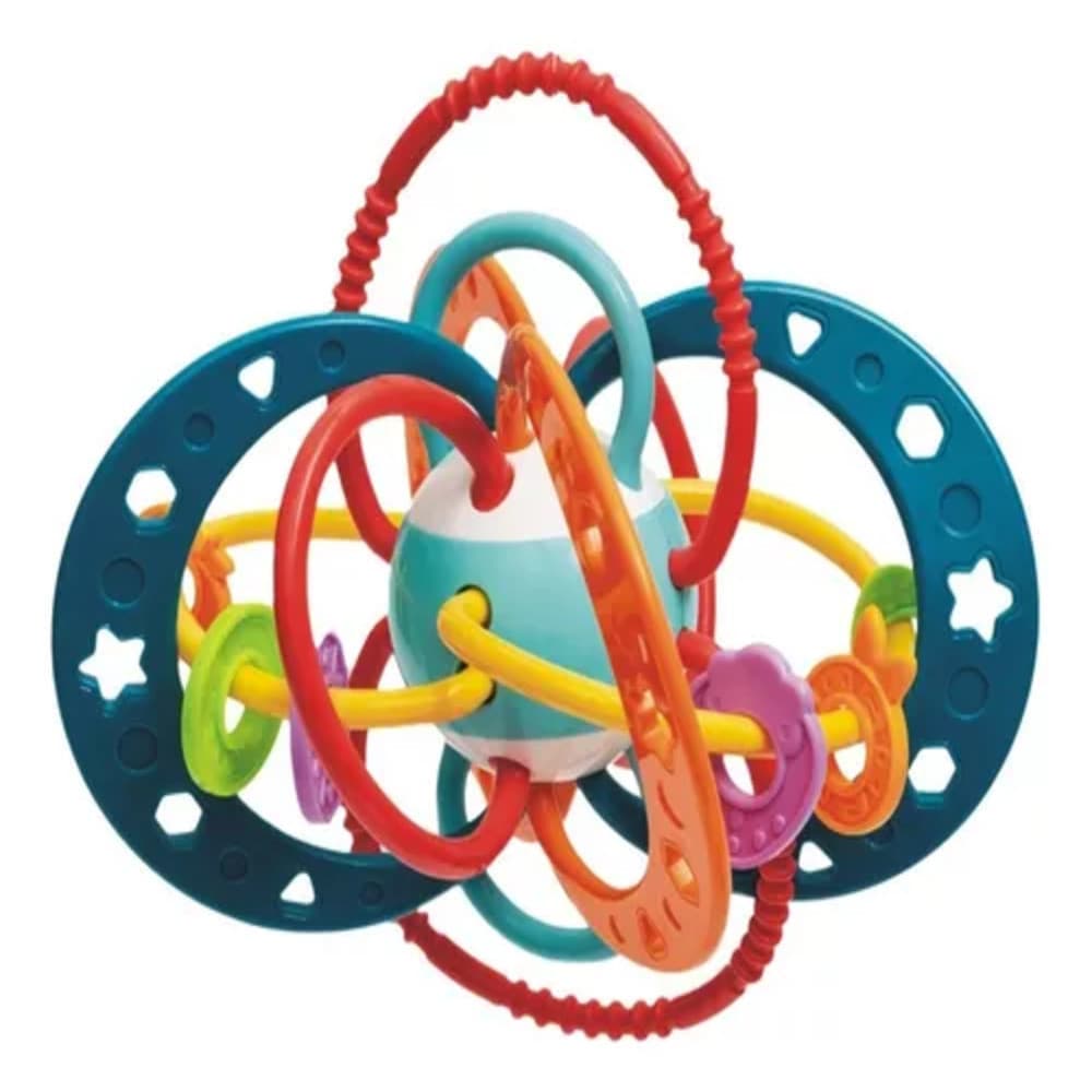 Buba Space Ball Soft Baby Rattle Mordedor Educação Infantil Chocalho Interativo Brinquedo de Presente
