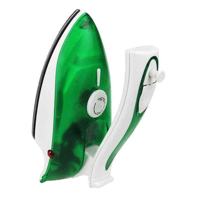 Ferro de Passar Roupa com Alça Dobrável 110V Tanque Integrado e Base Antiaderente Prático Compacto