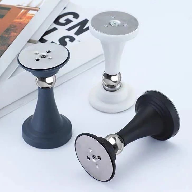 2 Prendedor De Porta Magnético Con Aço Inox Com Amortecedor