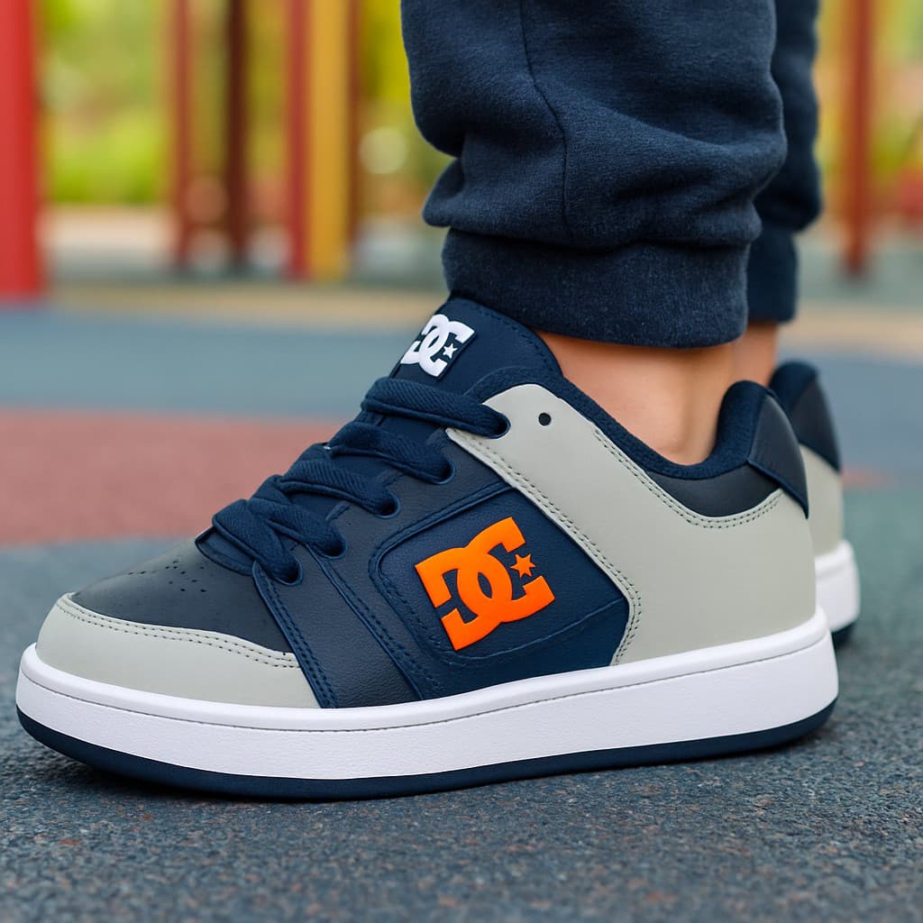 Tênis Infantil DC Manteca Shoes Estiloso Novo Lançamento 26 ao 33 Menino Masculino Escolar Passeio