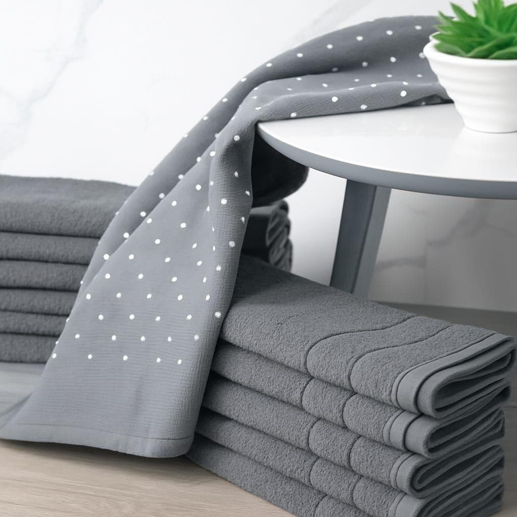 Kit 3 Toalhas de Piso antiderrapante Tapete p/ Banheiro