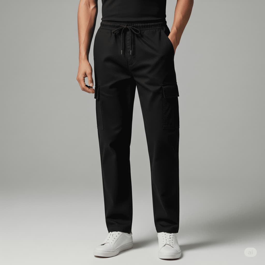 Calças Cargo Sarja diversas cores Unissex