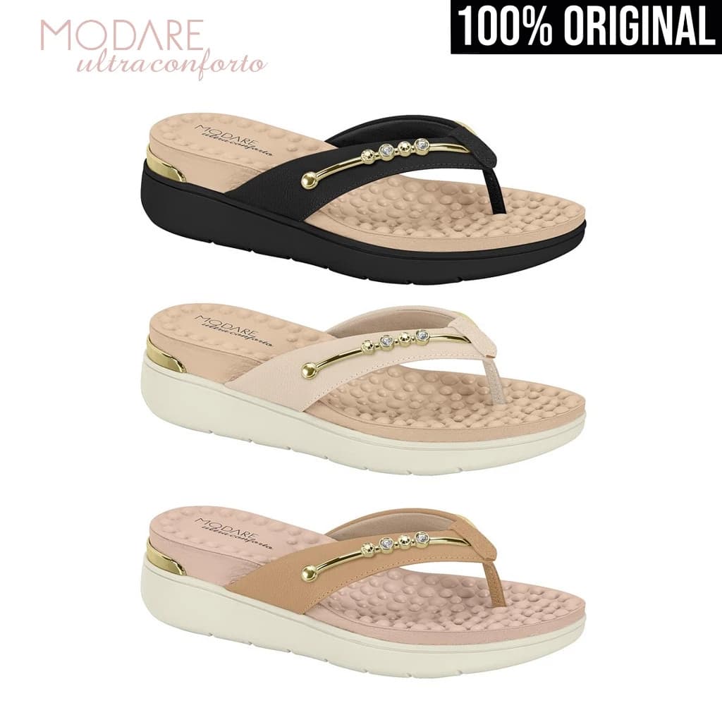 Tamanco Ortopédico Feminino Modare Gold Ultraconforto Esporão Fascite Plantar