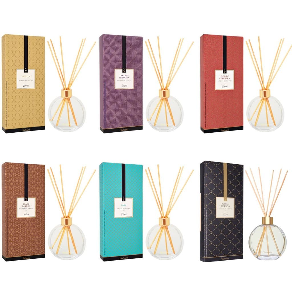 Difusor de Varetas Via Aroma - 200ml 