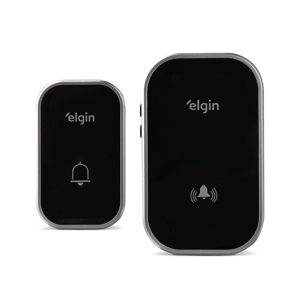 Campainha Sem Fio Elgin Bivolt Alcance 280 Metros Livres Com 36 Toques