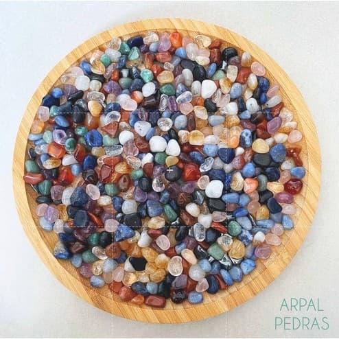 Pedras Roladas Semi Preciosas  - 1kg De 1 A 2 Cm