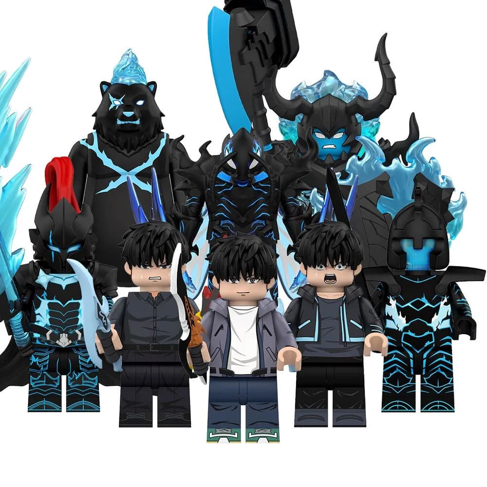 WM6221 WM3027-WM3034 Action Figures Bloco De Construção Coleção Brinquedos Para Crianças