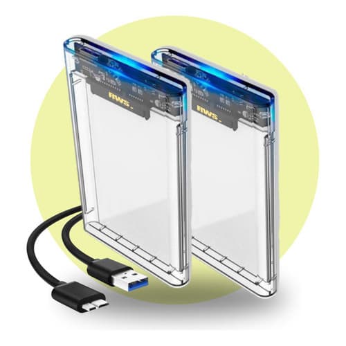 Kit 2 Case De Gaveta Usb 3.0 Hd 2.5 Sata Externo Slim Xbox