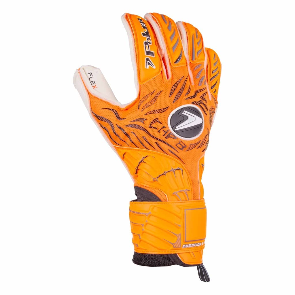 Luva de Goleiro Profissional Poker Champion 8 Extended 01055