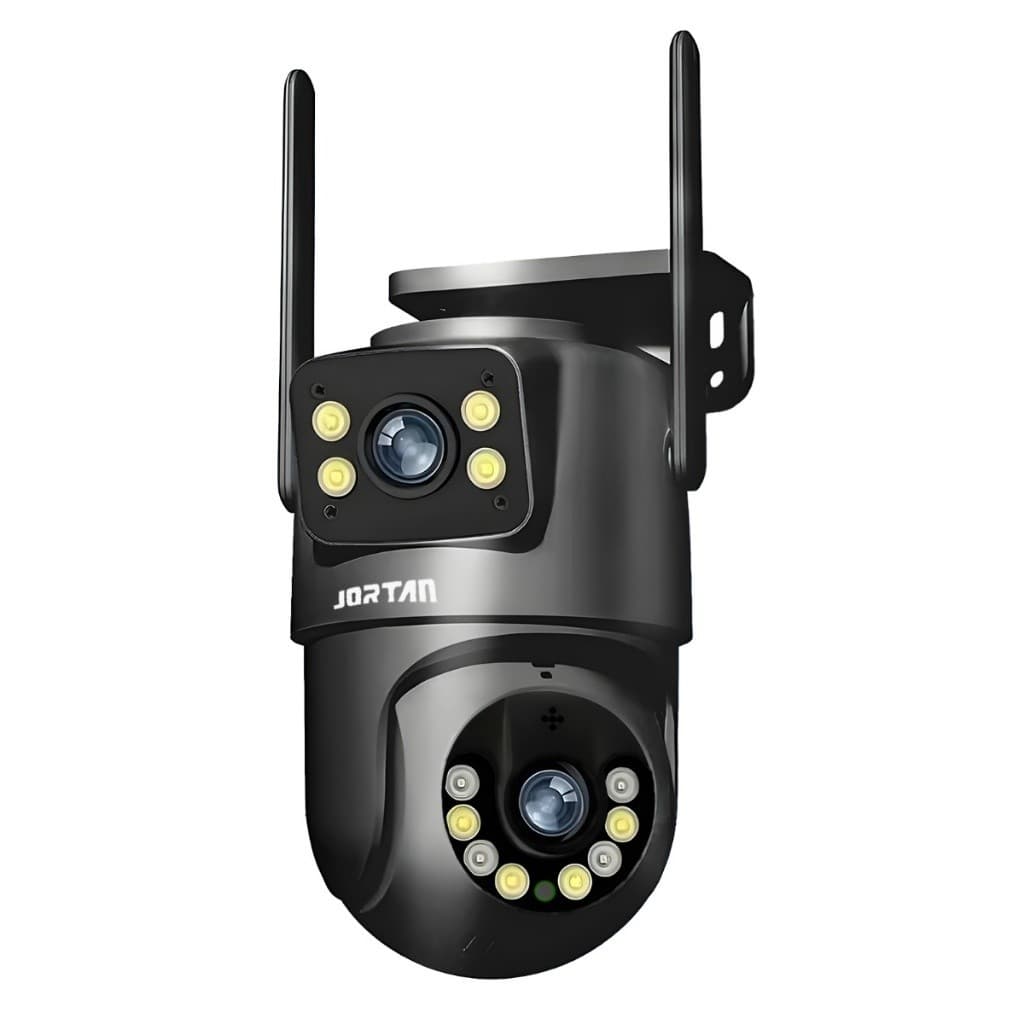 Câmera De Segurança a Prova de água Lente Dupla APP YOOSEE IP66 Camera IP WiFi 360 Cor Preto