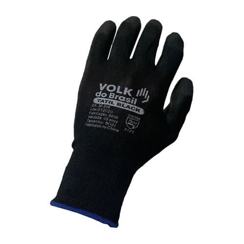 KIT de Luvas TATIL BLACK VOLK DO BRASIL CA 30916 - Mecânica / eletricista / Oficina