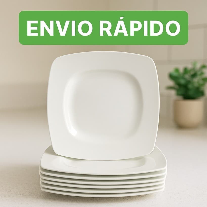 Kit 5 a 50 Pratos de SOBREMESA Quadrados Plástico festas aniversários aperitivos Natal doces lanche